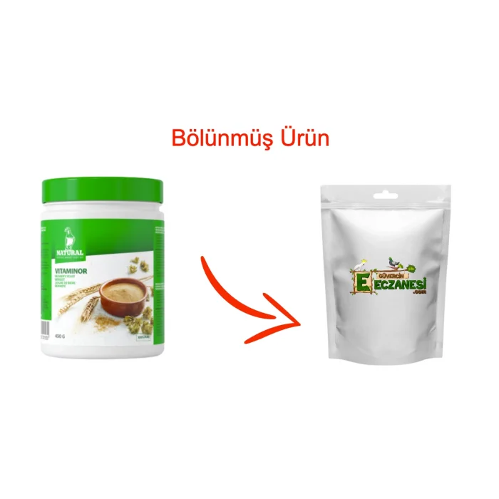 Natural Vitaminor Bira Mayası 100 gram bölünmüş