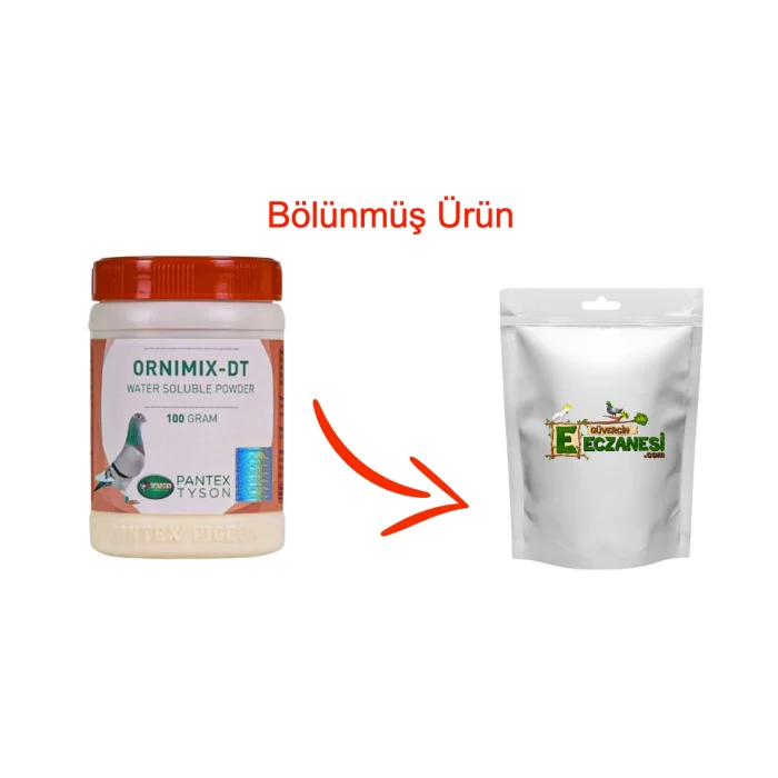 Ornimix Dt 25 gr bölünmüş