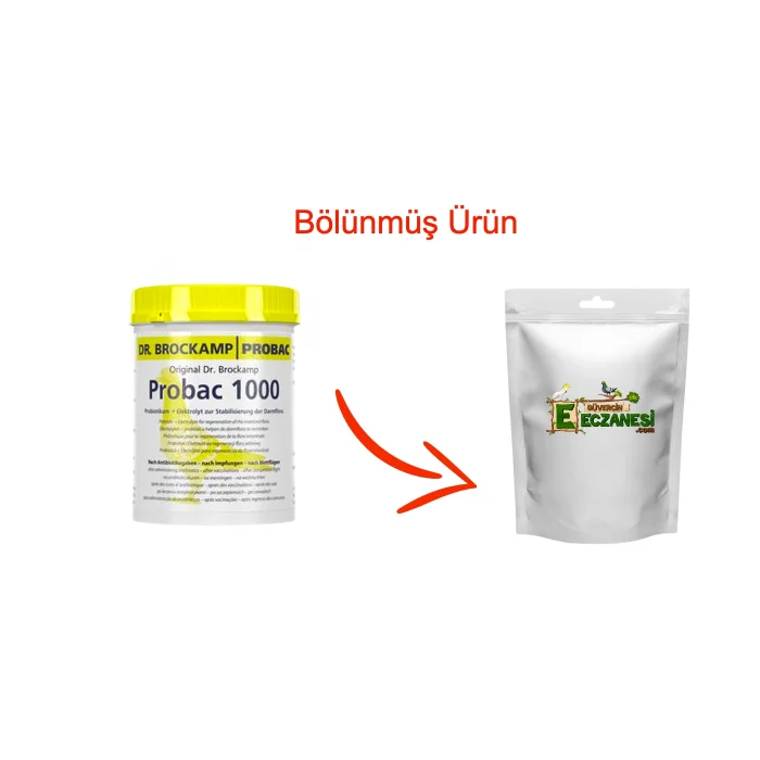Probac 1000 Probiyotik Ve Elektrolit 100 gr bölünmüş