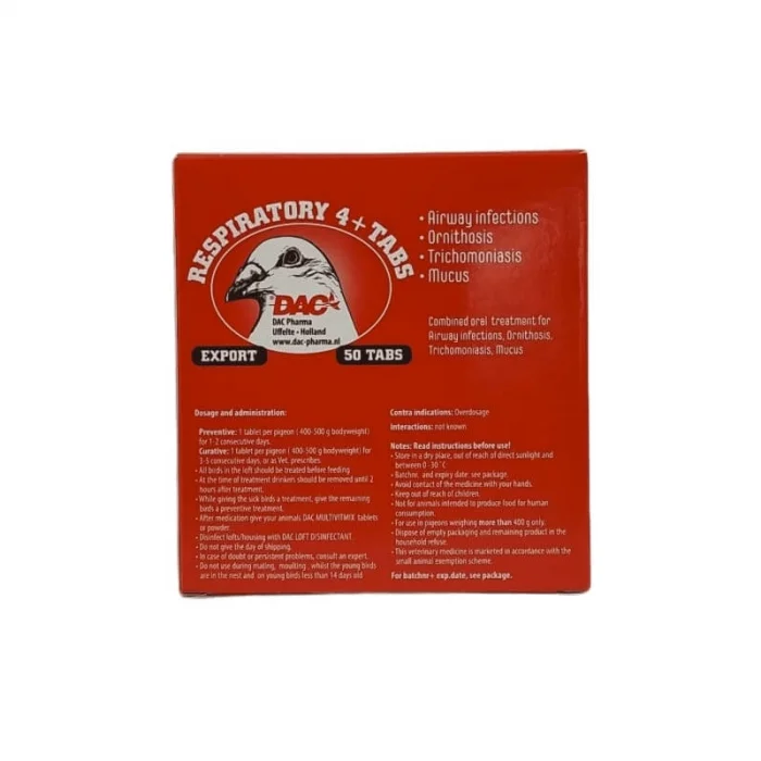 Respiratory 4+ Tablet 50 adet