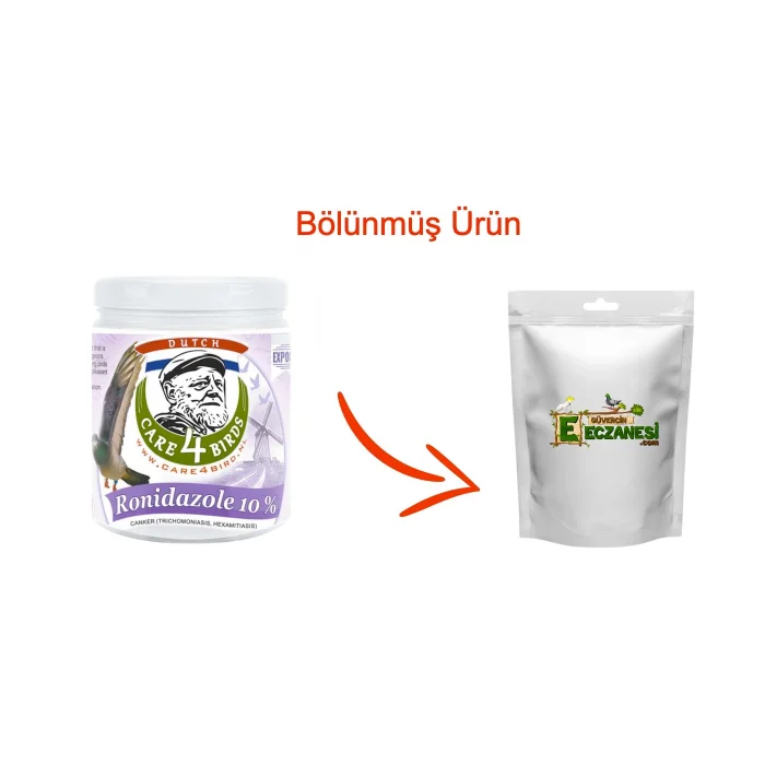 Ronidazole 10 - 50 gr bölünmüş