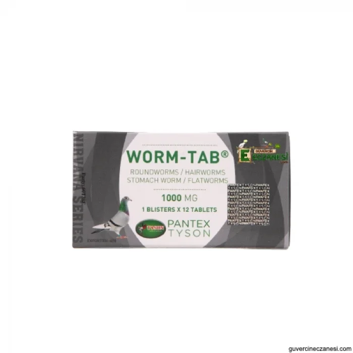 Worm Tab 12 adet