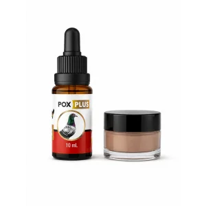 Plusvet Pox Plus Dış çiçek damla set 10 ml + krem