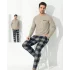 Boyraz 0697 Erkek Uzun Kol Penye Pijama Takımı