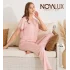 Noyalux 7904 Kadın Önden Dügmeli Kısa Kol Pijama