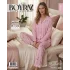 Boyraz ML-01518 Kadın Uzun Kol Boydan Düğmeli Pijama Takımı