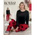 Boyraz 0153 Kadın Sandy Soft Uzun Kol Pijama Takımı