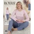 Boyraz 0155 Kadın Sandy Soft Uzun Kol Pijama Takımı