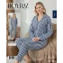 Boyraz 02286 Kadın Süet Uzun Kol Pijama Takımı