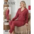 Boyraz 02290 Kadın Süet Uzun Kol Pijama Takımı