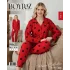 Boyraz 02294 Kadın Süet Uzun Kol Pijama Takımı