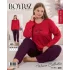 Boyraz 0259 Kadın Battal Sandy Uzun Kol Pijama Takımı