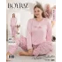 Boyraz 0261 Kadın Sandy Battal Uzun Kol Pijama Takımı