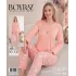 Boyraz 0281 Kadın Sandy Soft Uzun Kol Pijama Takımı
