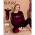 Boyraz 03088 Fransız Kadife Kumaş Uzun Kol Pijama Takımı