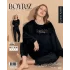 Boyraz 03096 Fransız Kadife Kumaş Uzun Kol Pijama Takımı
