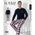 Boyraz 0401 Erkek Uzun Kol Pijama Takımı