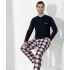 Boyraz 0401 Erkek Uzun Kol Pijama Takımı