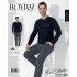 Boyraz 0405 Erkek Uzun Kol Pijama Takımı