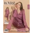 Boyraz 08018 Sendy Kumaş Gömlek Yaka Pijama Takımı