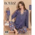 Boyraz 08031 Kadın Patlı Uzun Kol Pijama Takımı