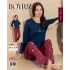 Boyraz 08038 Soft Milan Kumaş Uzun Kol Pijama Takımı