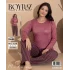 Boyraz 20688 Kadın Milan Uzun Kol Pijama Takımı