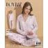 Boyraz 20709 Milan Gömlek Yaka Uzun Kol Pijama Takımı