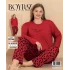 Boyraz 20744 Kadın Battal Uzun Kol Pijama Takımı