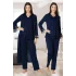 Effortt 2424 Uzun Dantel Sabahlıklı Lohusa Pijama