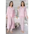 Effortt 2424 Uzun Dantel Sabahlıklı Lohusa Pijama