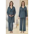 Effortt 3054 Sabahlıklı Lohusa Pijama Takımı