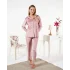 Estiva 25361 Gömlek Yaka Kadife Pijama Takımı