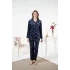 Estiva 25367 Gömlek Yaka Kadife Pijama Takımı