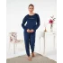 Estiva 25381 Uzun Kol Kadife Pijama Takımı