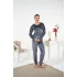 Estiva 25383 Uzun Kol Kadife Pijama Takımı
