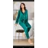 Freshness 2045 Saten Gömlek Yaka Patlı Pijama Takımı