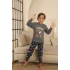 Kapitex 7114 Erkek Çocuk Uzun Kol Pijama Takımı