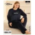 Mihra 13213 Kadın Kadife Uzun Kol Pijama Takımı