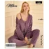 Mihra 13402 Kadın Kadife 3Lü Pijama Takımı