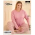 Mihra 50802 Kadın Battal Milan O Yaka Pijama Takımı