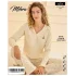 Mihra 90759 Kadın V Yaka Uzun Kol Pijama Takımı