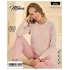Mihra 90780 Kadın Yarı Patlı Uzun Kol Pijama Takımı