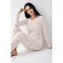 Pierre Cardin 9061-S Kadın Uzun Kol Pijama Takım