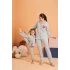 Pjs 28064 Kadın Düğmeli Pijama Takım