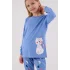 RolyPoly 3697-G Kız Çocuk Uzun Kol Pijama Takım