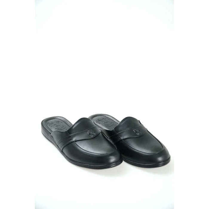 DS Damat 500 Düz Deri Erkek Terlik