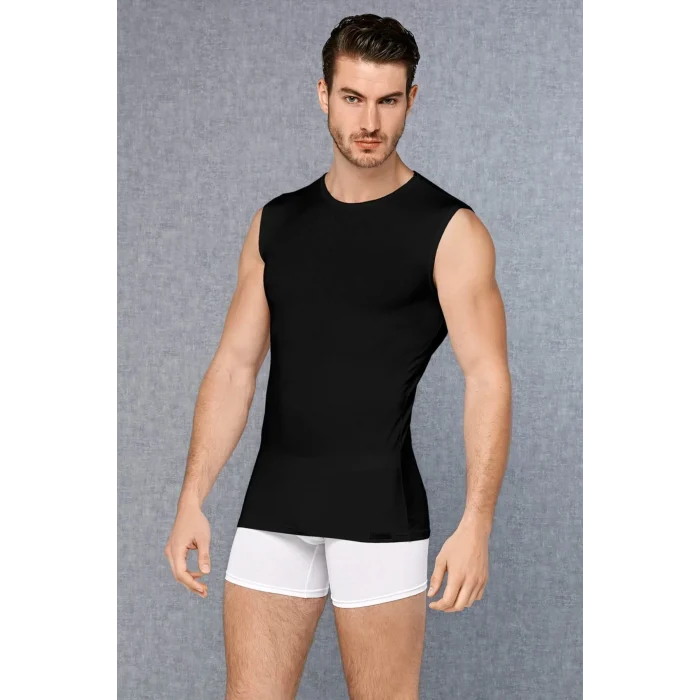 Doreanse 2235 Erkek Beyaz Modal Sıfır Yaka Sıfır Kol Atlet