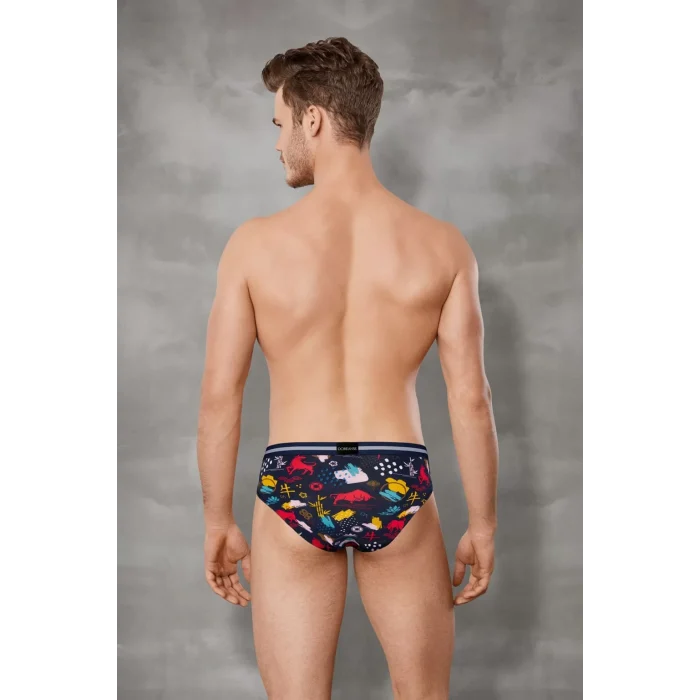 Doreanse 1305 Erkek Memox Baskılı Renkli Slip Külot