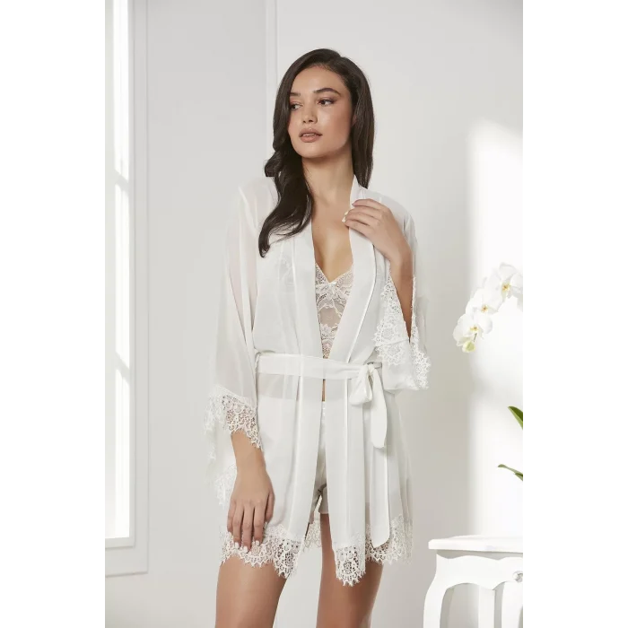 Pierre Cardin 7005 Sabahlıklı Şort Gecelik Takım